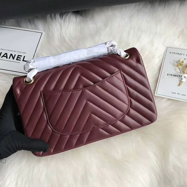 2018 Chanel Classic Flap Bag Original Lambskin Leather