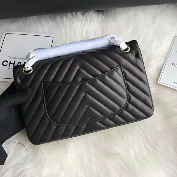 2018 Chanel Classic Flap Bag Original Lambskin Leather