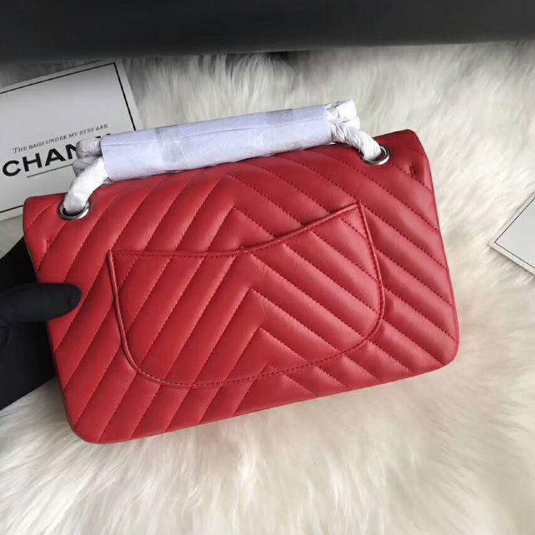 2018 Chanel Classic Flap Bag Original Lambskin Leather