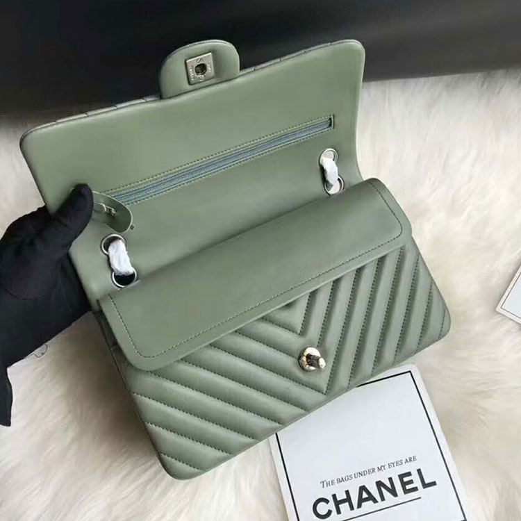 2018 Chanel Classic Flap Bag Original Lambskin Leather