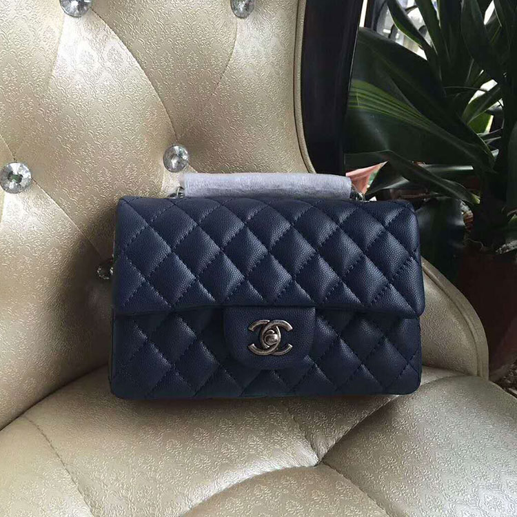 2018 Chanel Classic Mini Flap Bags Original Caviar leather A1116