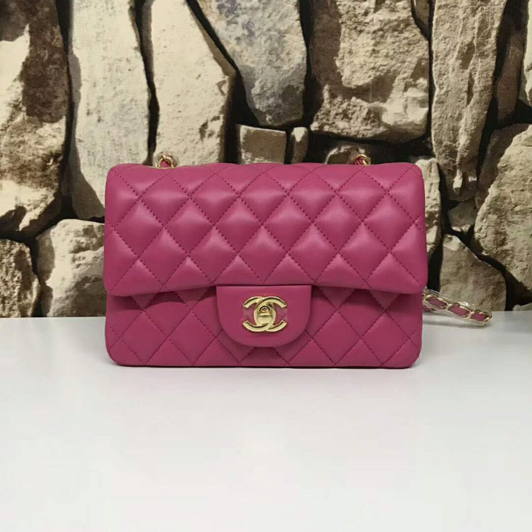 2018 Chanel Classic Mini Flap Bags Original Lambskin leather A1116