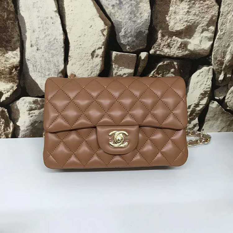 2018 Chanel Classic Mini Flap Bags Original Lambskin leather A1116