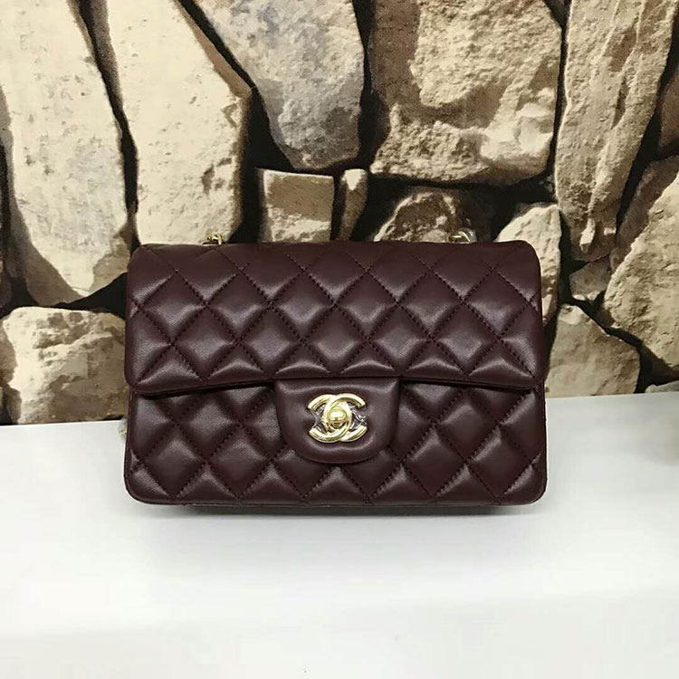 2018 Chanel Classic Mini Flap Bags Original Lambskin leather A1116