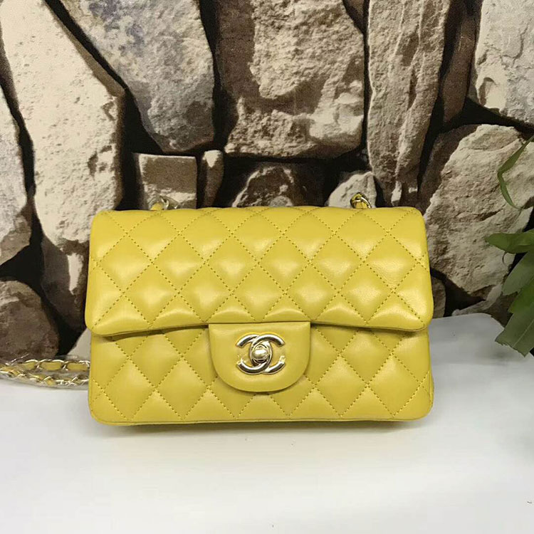 2018 Chanel Classic Mini Flap Bags Original Lambskin leather A1116