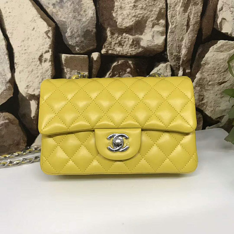 2018 Chanel Classic Mini Flap Bags Original Lambskin leather A1116