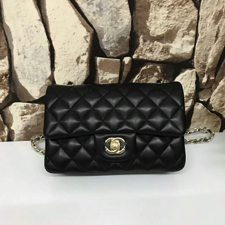 2018 Chanel Classic Mini Flap Bags Original Lambskin leather A1116