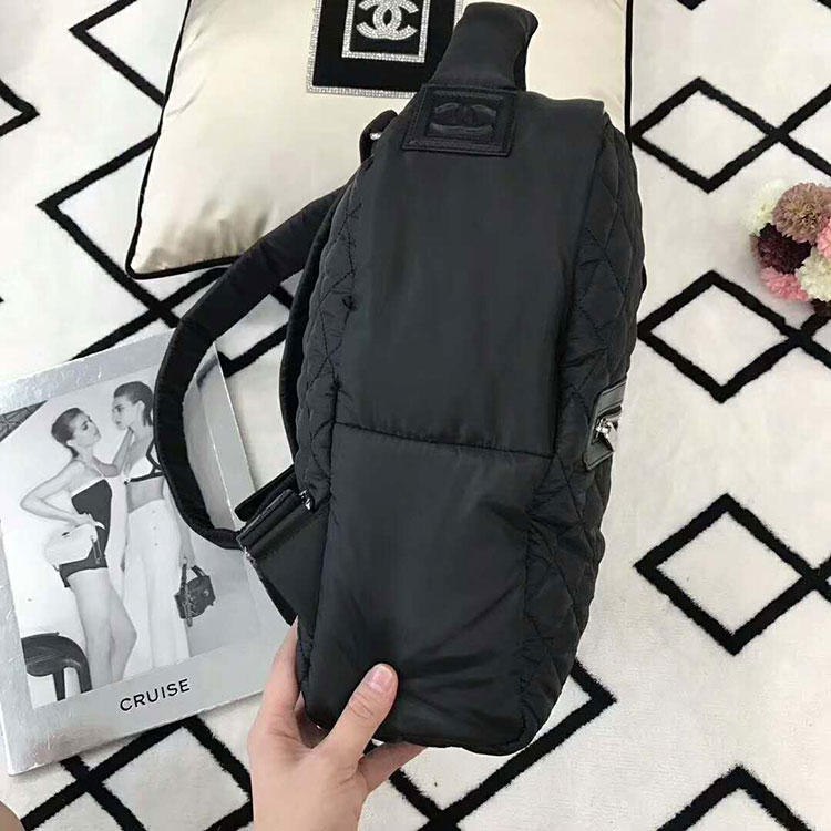 2018 Chanel Coco Cocoon Backpack A90360 Black