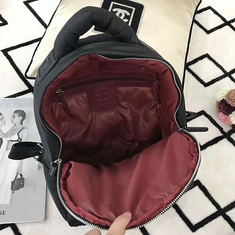 2018 Chanel Coco Cocoon Backpack A90360 Black