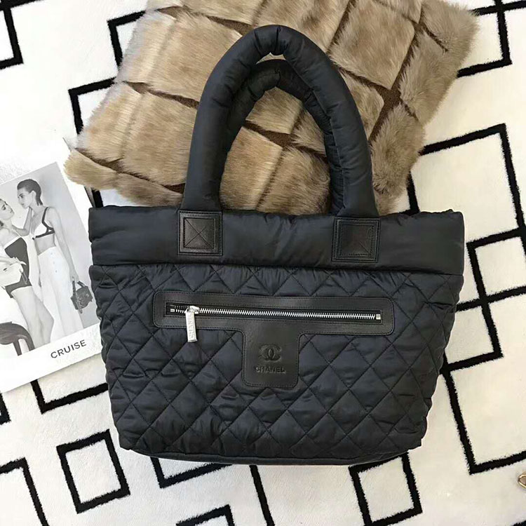 2018 Chanel Coco Cocoon Tote Bag Eider down A92259