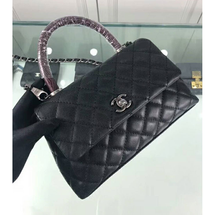 2018 Chanel Coco shoulder Tote bag Original Leather