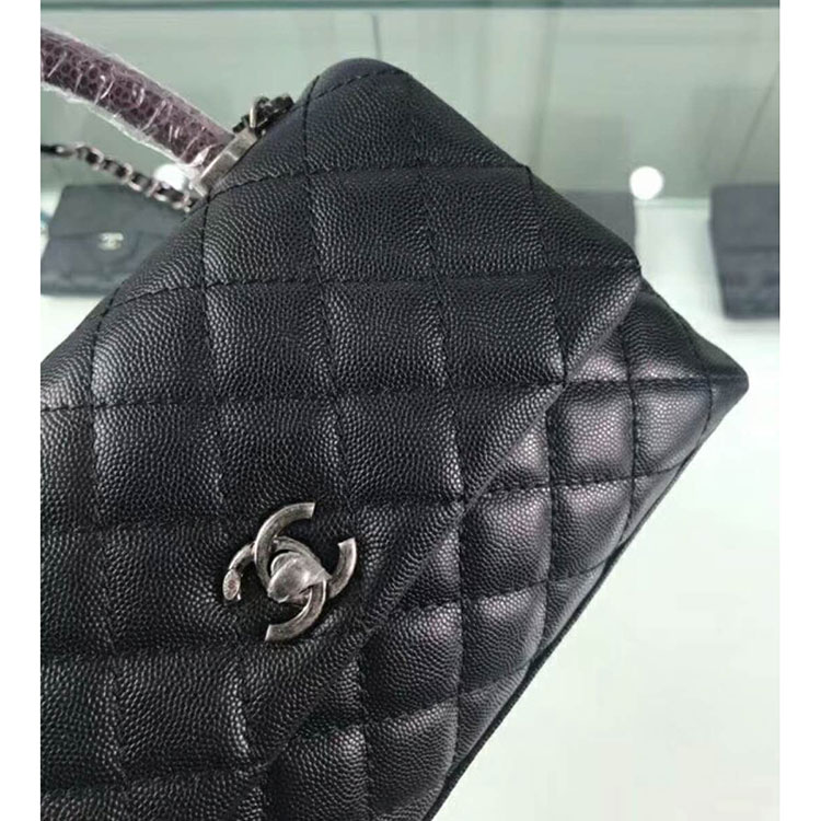 2018 Chanel Coco shoulder Tote bag Original Leather