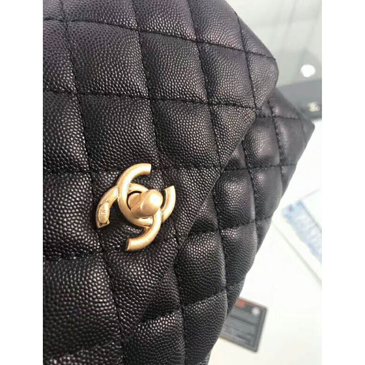 2018 Chanel Coco shoulder Tote bag Original Leather