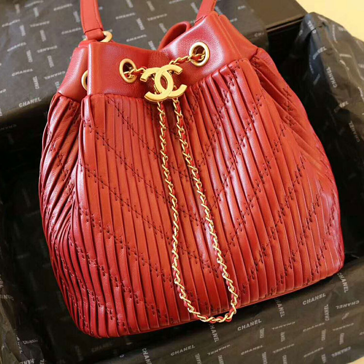 2018 Chanel Drawstring bag Original Leather