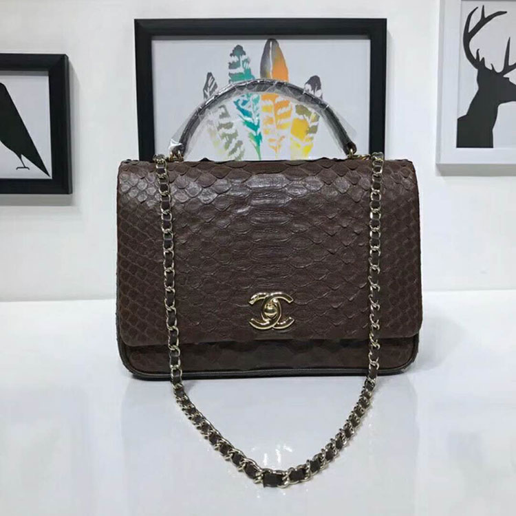 2018 Chanel Flap Bag With Top Handle