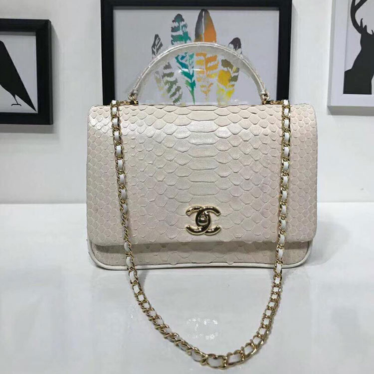 2018 Chanel Flap Bag With Top Handle