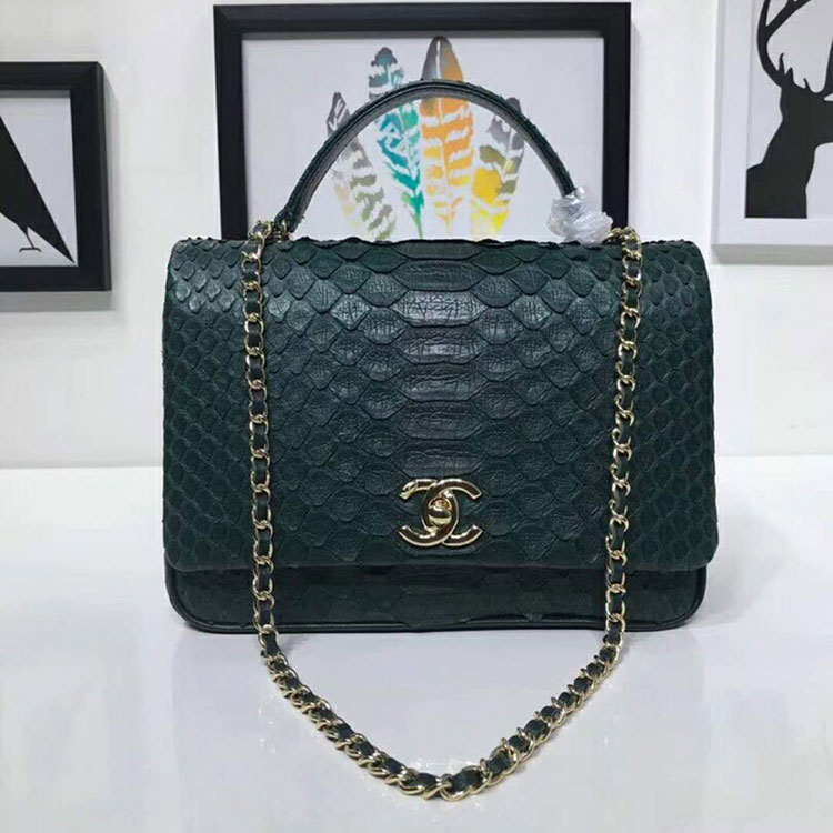 2018 Chanel Flap Bag With Top Handle