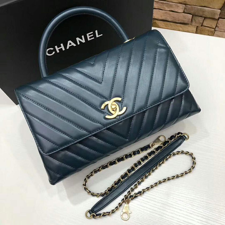 2018 Chanel Flap Bag with Top Handle