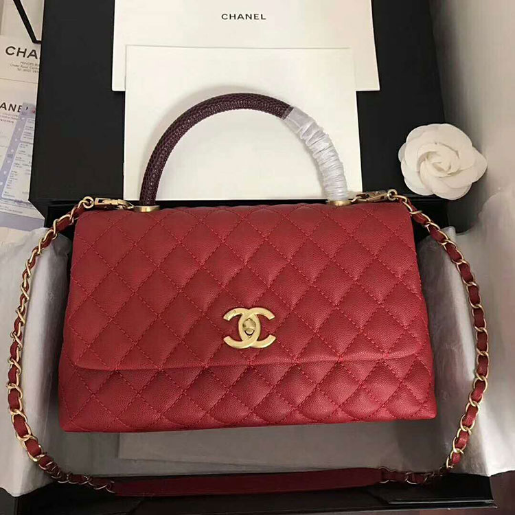 2018 Chanel Flap Bag with Top Handle