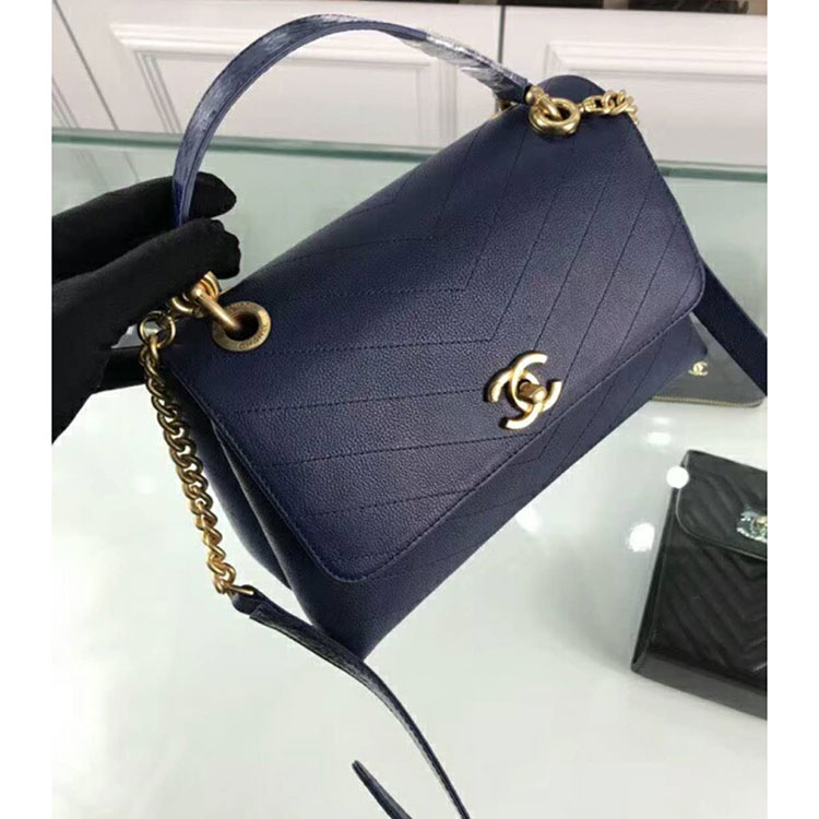 2018 Chanel Flap Bag with Top Handle