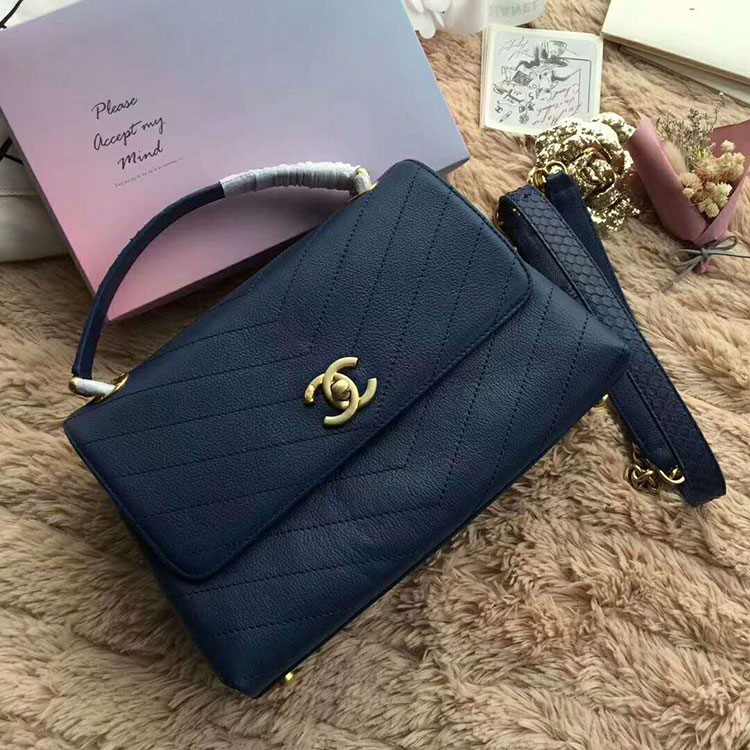 2018 Chanel Flap Bag with Top Handle