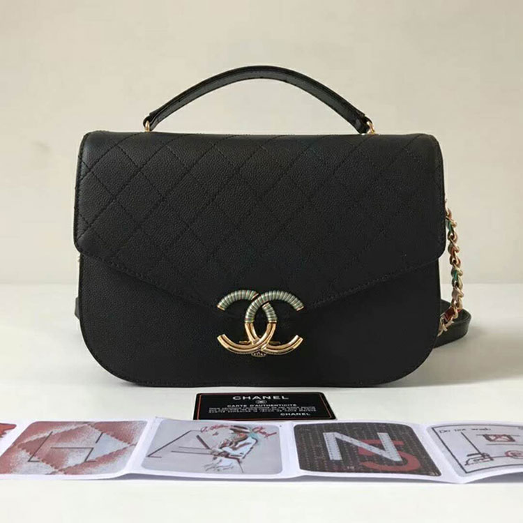 2018 Chanel Flap Bag with Top Handle