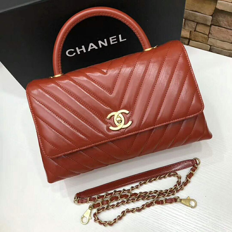 2018 Chanel Flap Bag with Top Handle