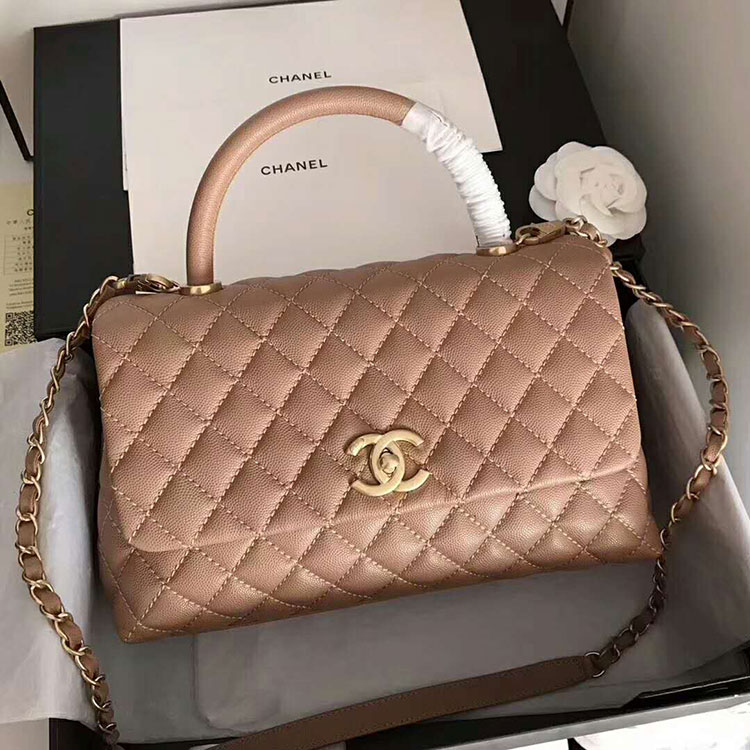 2018 Chanel Flap Bag with Top Handle