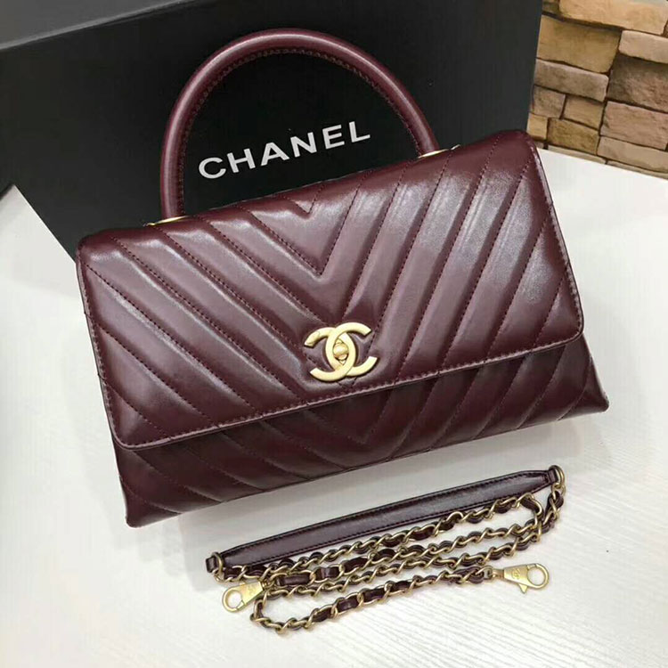 2018 Chanel Flap Bag with Top Handle