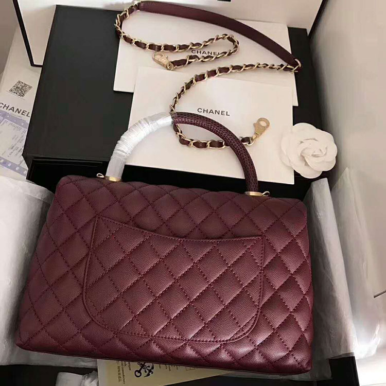 2018 Chanel Flap Bag with Top Handle