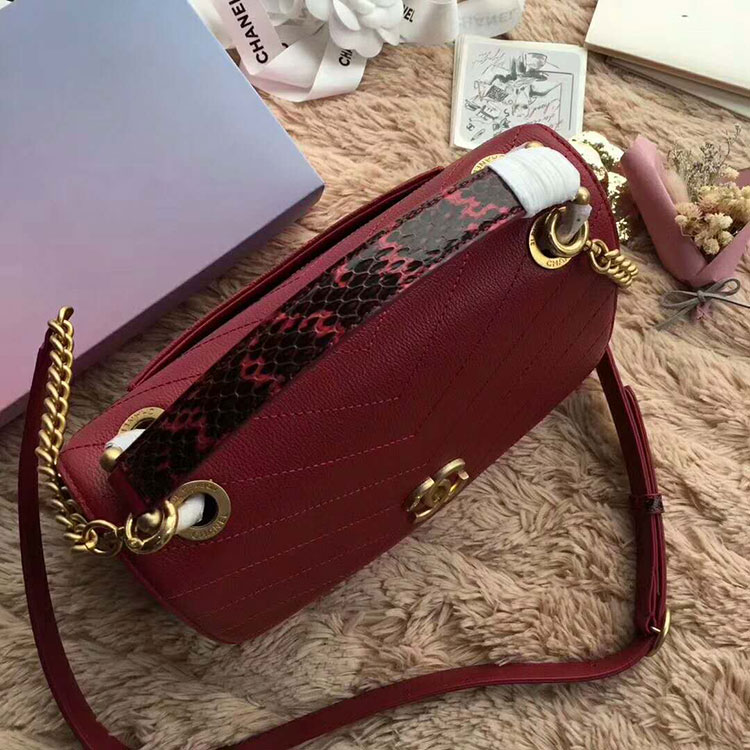 2018 Chanel Flap Bag with Top Handle