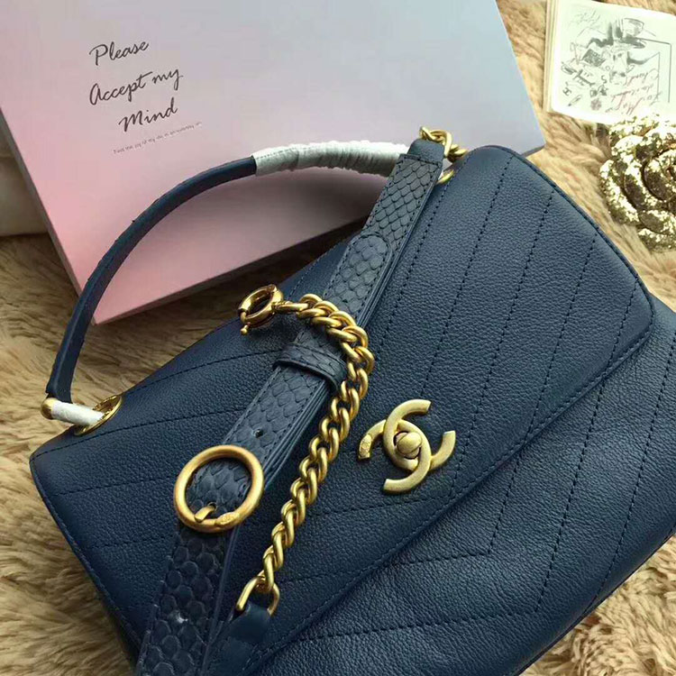 2018 Chanel Flap Bag with Top Handle