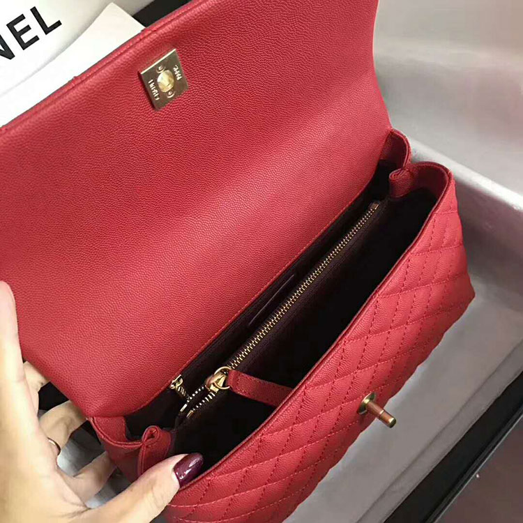 2018 Chanel Flap Bag with Top Handle