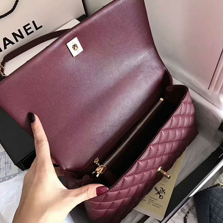 2018 Chanel Flap Bag with Top Handle