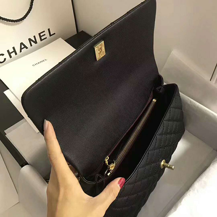 2018 Chanel Flap Bag with Top Handle