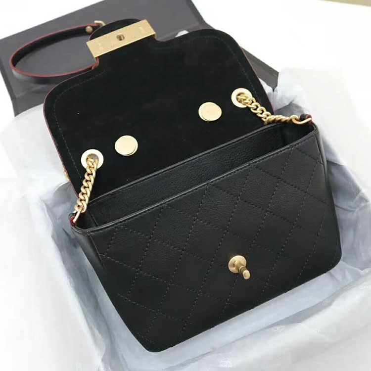 2018 Chanel Flap bag Original Calfskin Leather