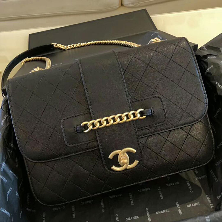 2018 Chanel Flap bag Original Goatskin Leather