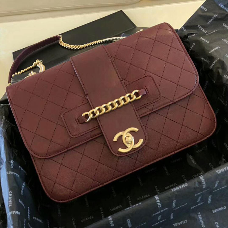 2018 Chanel Flap bag Original Goatskin Leather