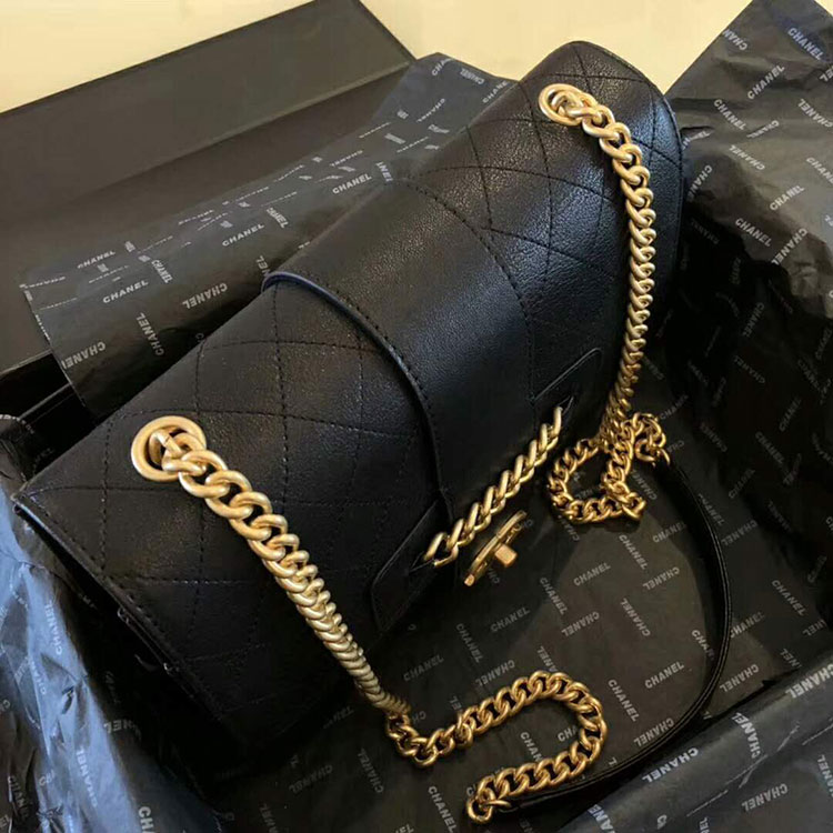 2018 Chanel Flap bag Original Goatskin Leather