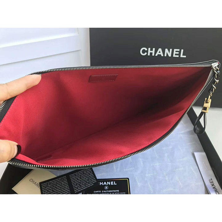 2018 Chanel Gabrielle Clutch Original Fetal leather A84288