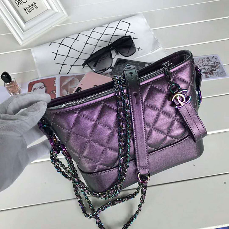 2018 Chanel Gabrielle small hobo bag Calfskin leather