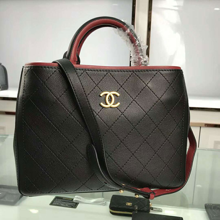 2018 Chanel Large shopping Bag Original Bullskin Leather