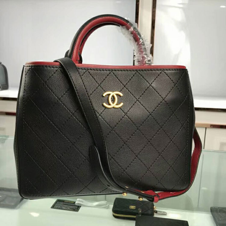 2018 Chanel Large shopping Bag Original Bullskin Leather