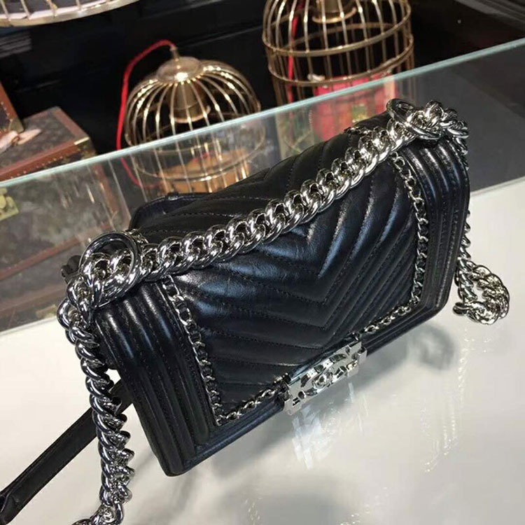 2018 Chanel LeBoy Flap Shoulder Bag