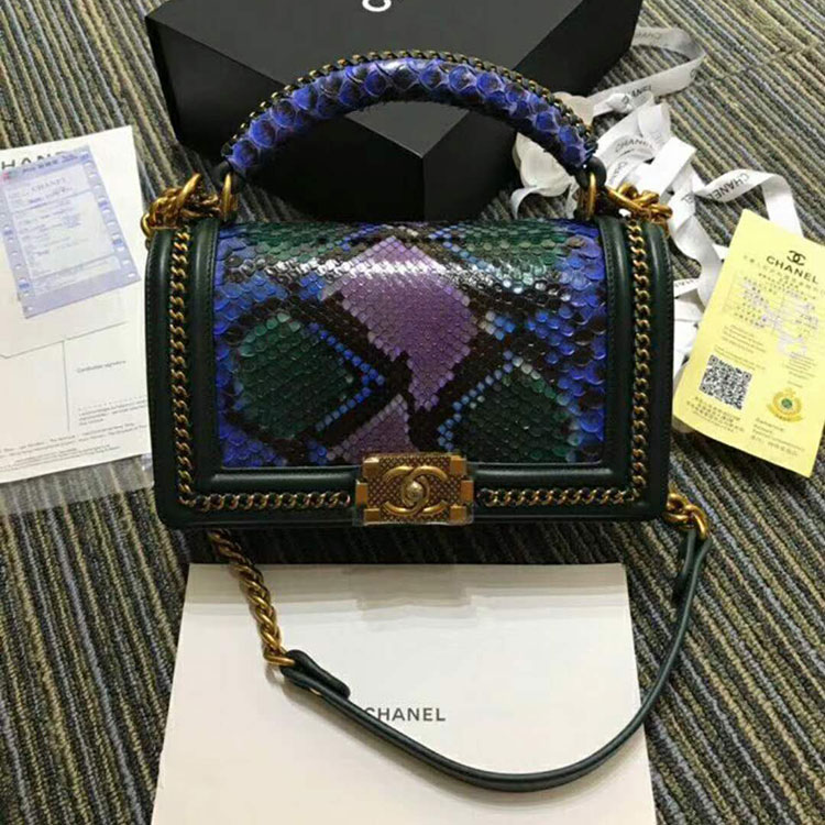 2018 Chanel LeBoy Tote Shoulder Bag