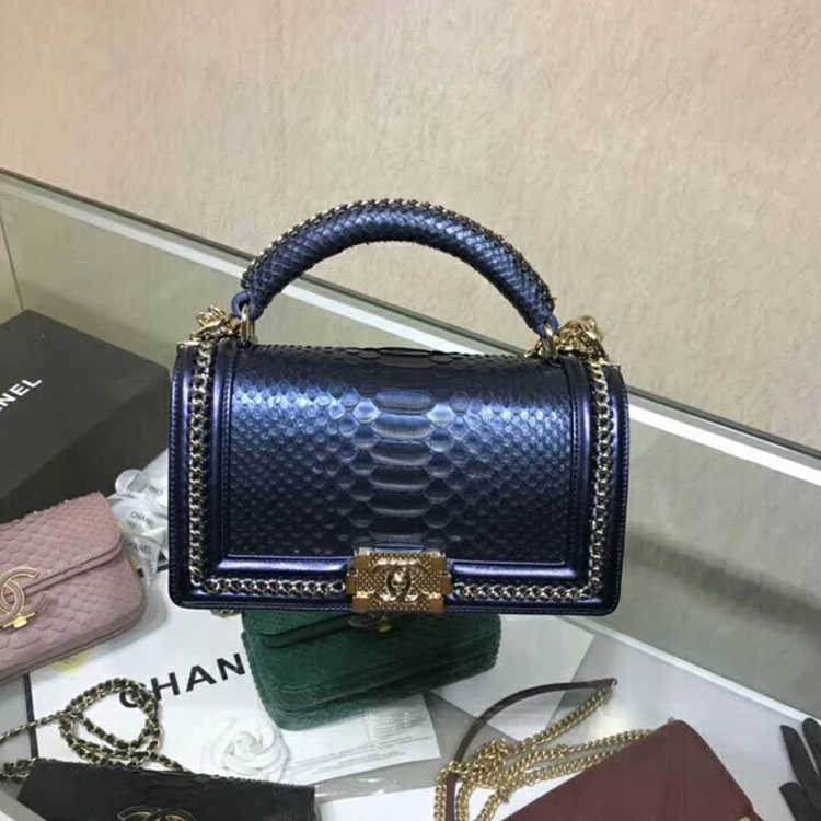 2018 Chanel LeBoy Tote Shoulder Bag