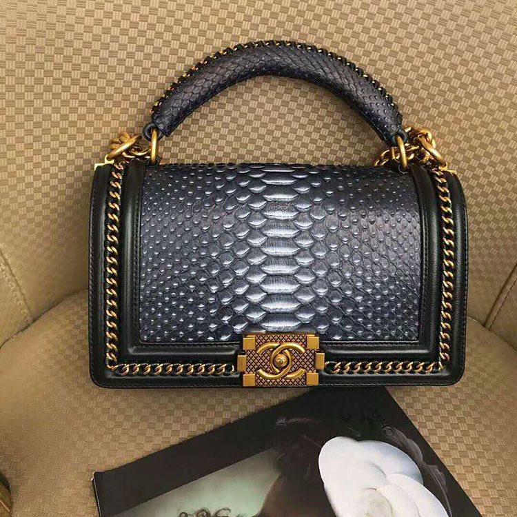 2018 Chanel LeBoy Tote Shoulder Bag