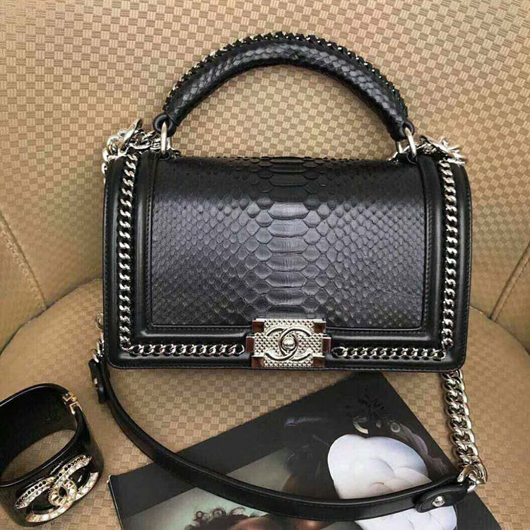 2018 Chanel LeBoy Tote Shoulder Bag