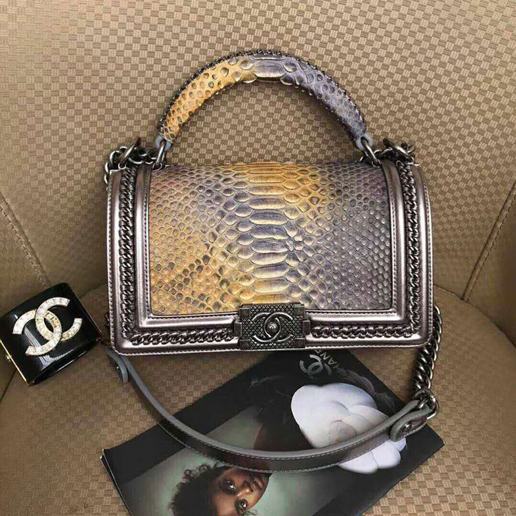 2018 Chanel LeBoy Tote Shoulder Bag