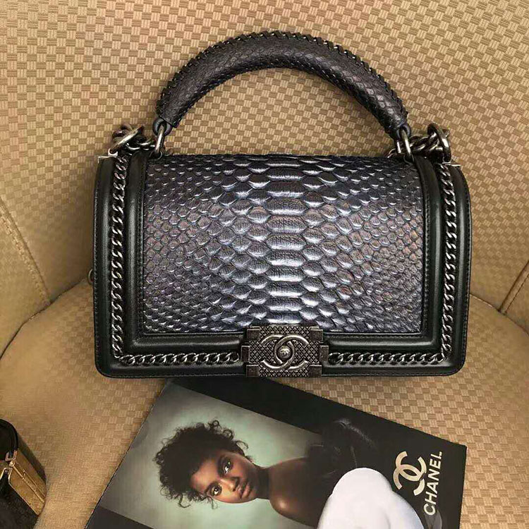 2018 Chanel LeBoy Tote Shoulder Bag